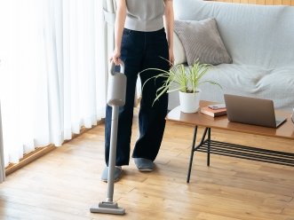 掃除機がけ